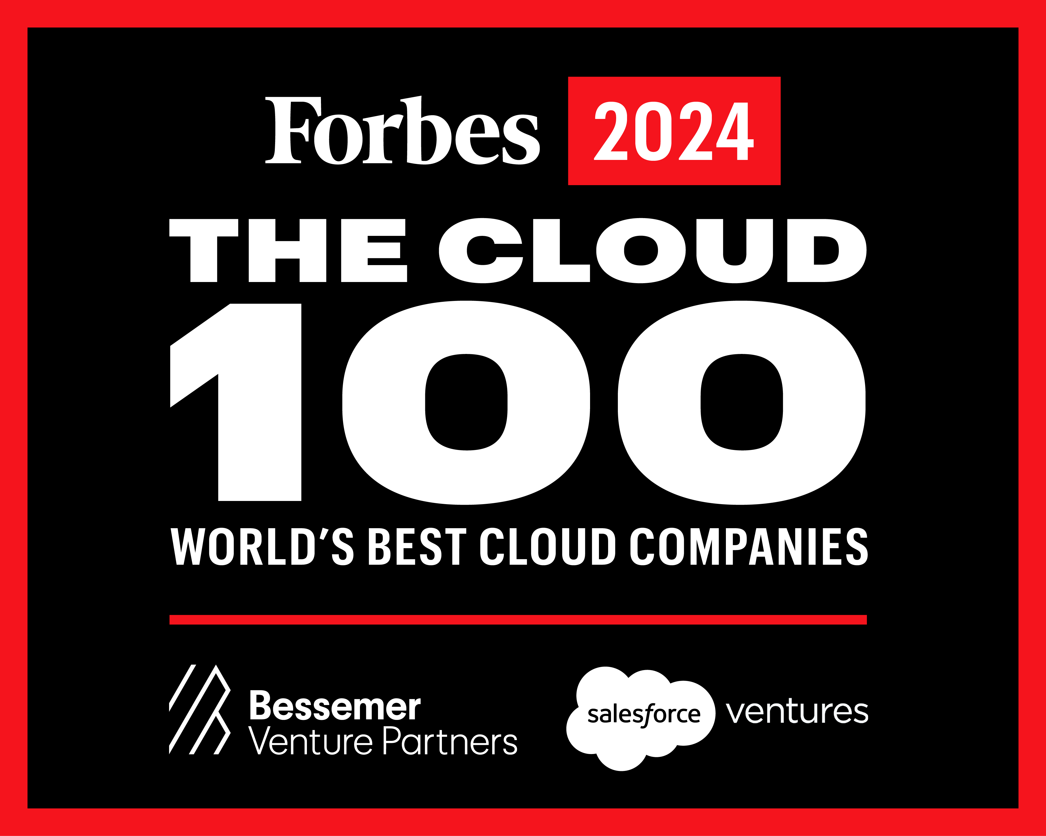 2024 Forbes Cloud 100 logo