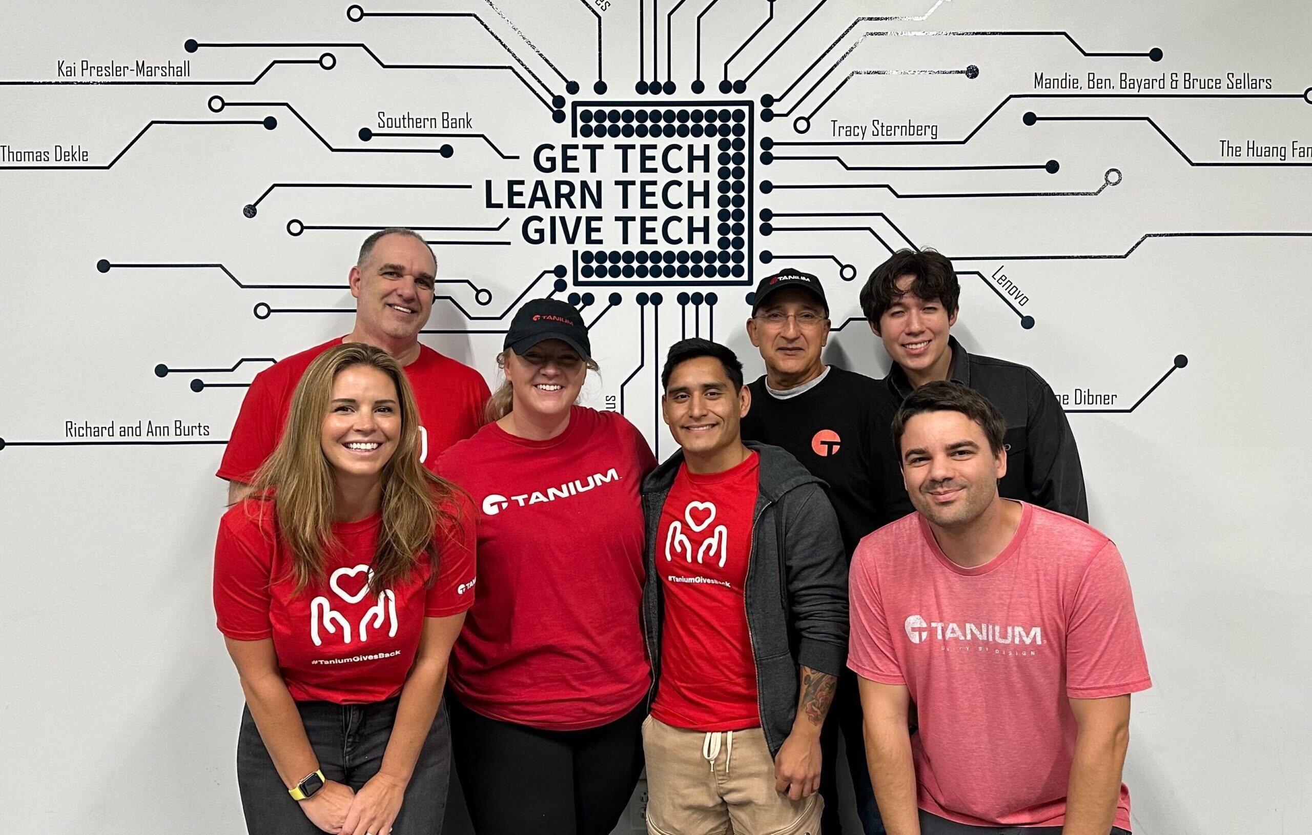 Tanium Durham office gives back at the Kramden Institute